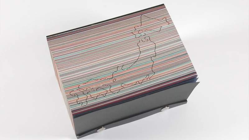 日本纸雕模型日历 每天撕掉一张欣赏美景特色