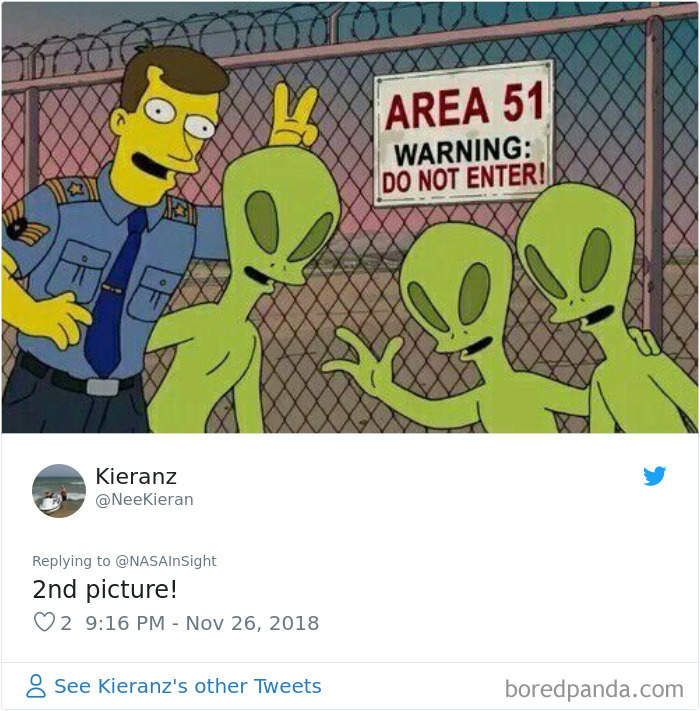 NASA洞察号着陆传来火星表面照片 网友“才华病”发作脑洞大开