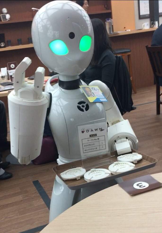 日本分身机器人咖啡厅 重度障碍者实现就业梦