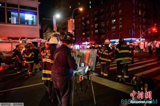 纽约曼哈顿爆炸已致29人受伤 一人伤势严重